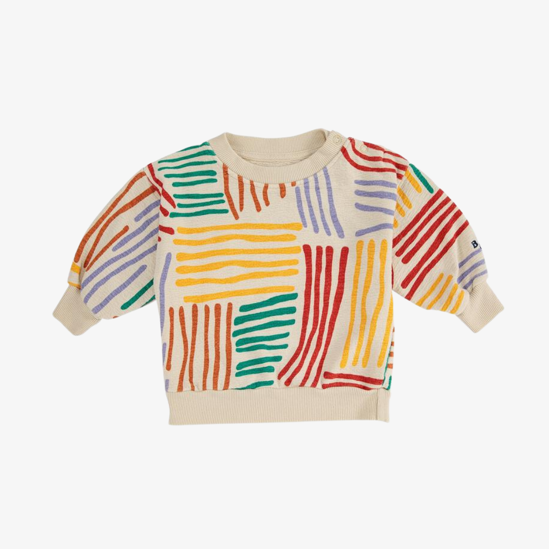 Crazy Lines all over sweatshirt